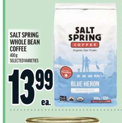 SALT SPRING WHOLE BEAN COFFEE