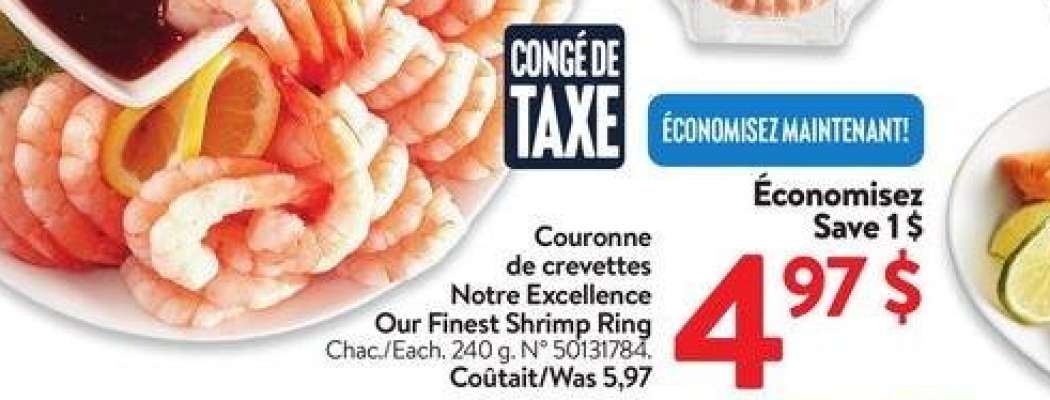 Couronne de crevettes Notre Excellence / Our Finest Shrimp Ring