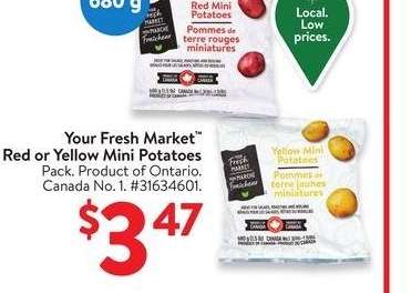 Your Fresh Market™ Red or Yellow Mini Potatoes