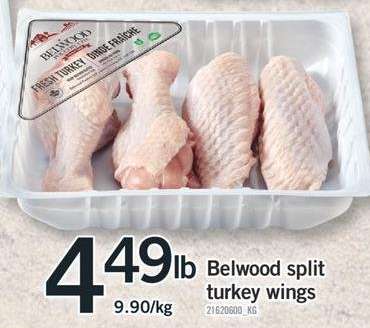 Belwood split turkey wings