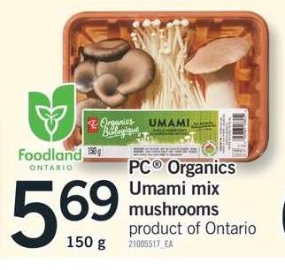 PC® Organics Umami mix mushrooms