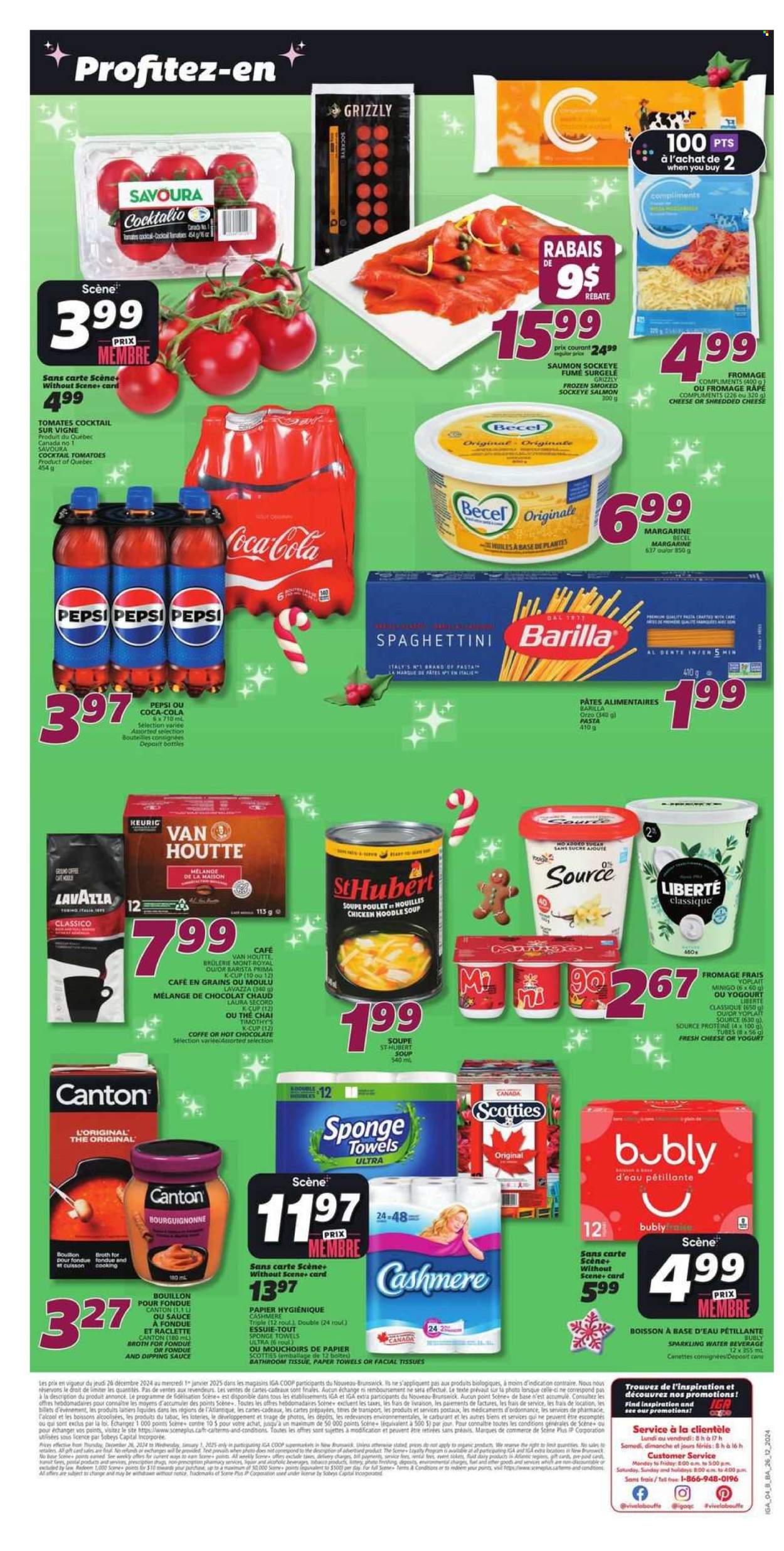 IGA flyer - December 26, 2024 - January 01, 2025. Page 1