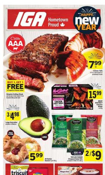 IGA Flyer - December 26, 2024 - January 01, 2025.