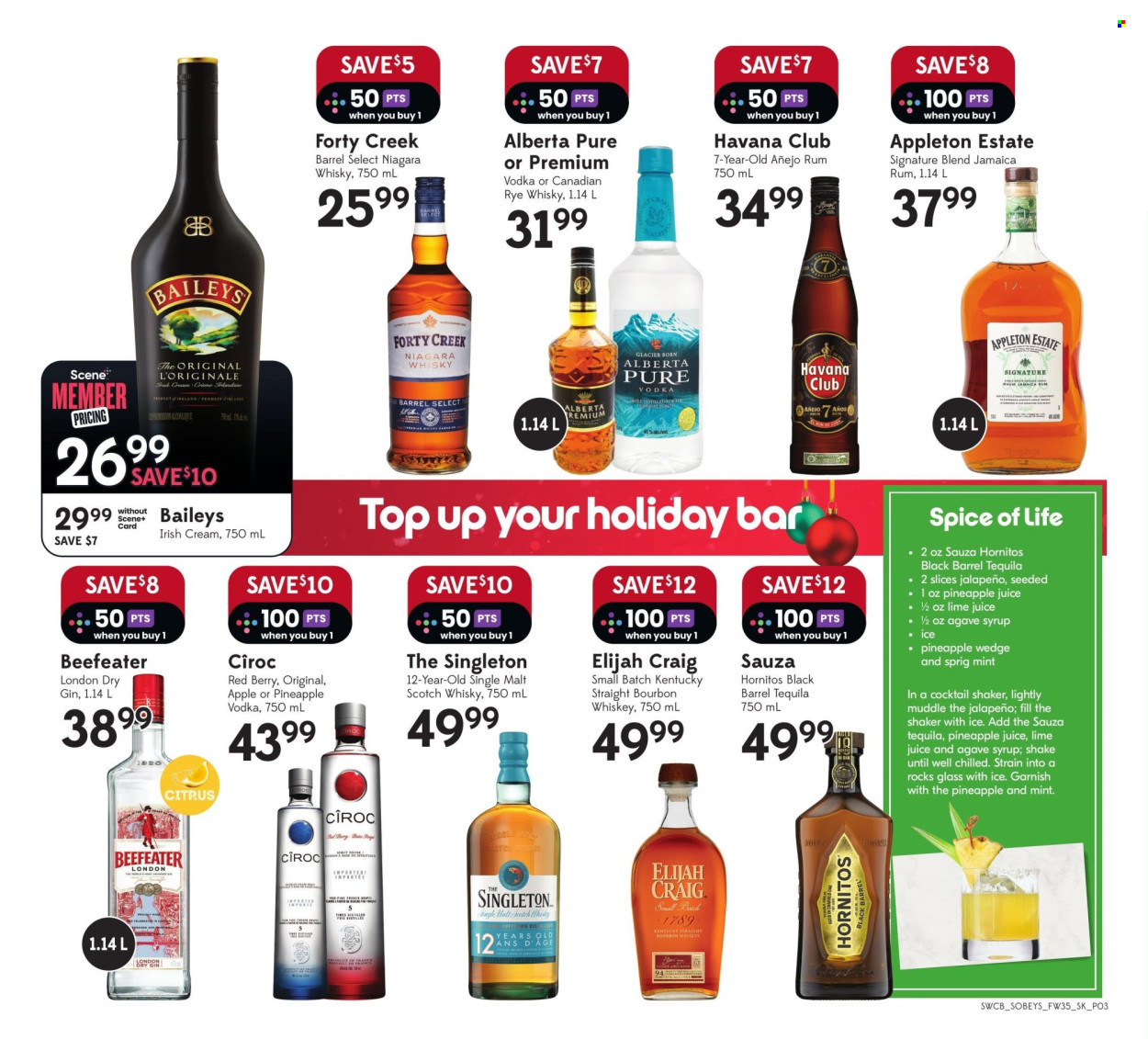 Sobeys Liquor flyer - December 26, 2024 - January 01, 2025. Page 1