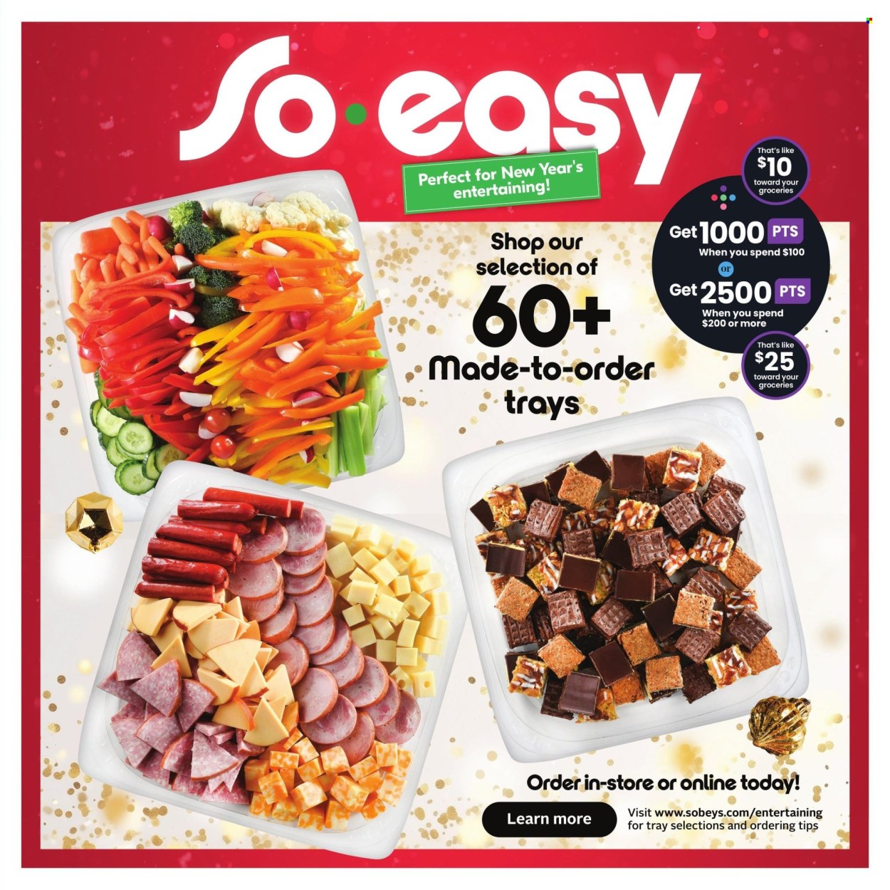 Sobeys flyer - December 26, 2024 - January 01, 2025. Page 1