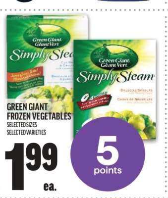 Green Giant Frozen Vegetables