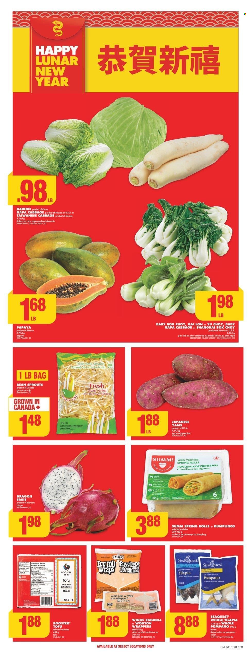 No Frills flyer - January 09, 2025 - January 15, 2025. Page 1