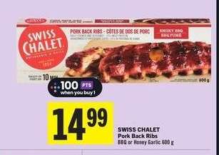 Swiss Chalet Pork Back Ribs