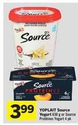 Yoplait Source Yogurt