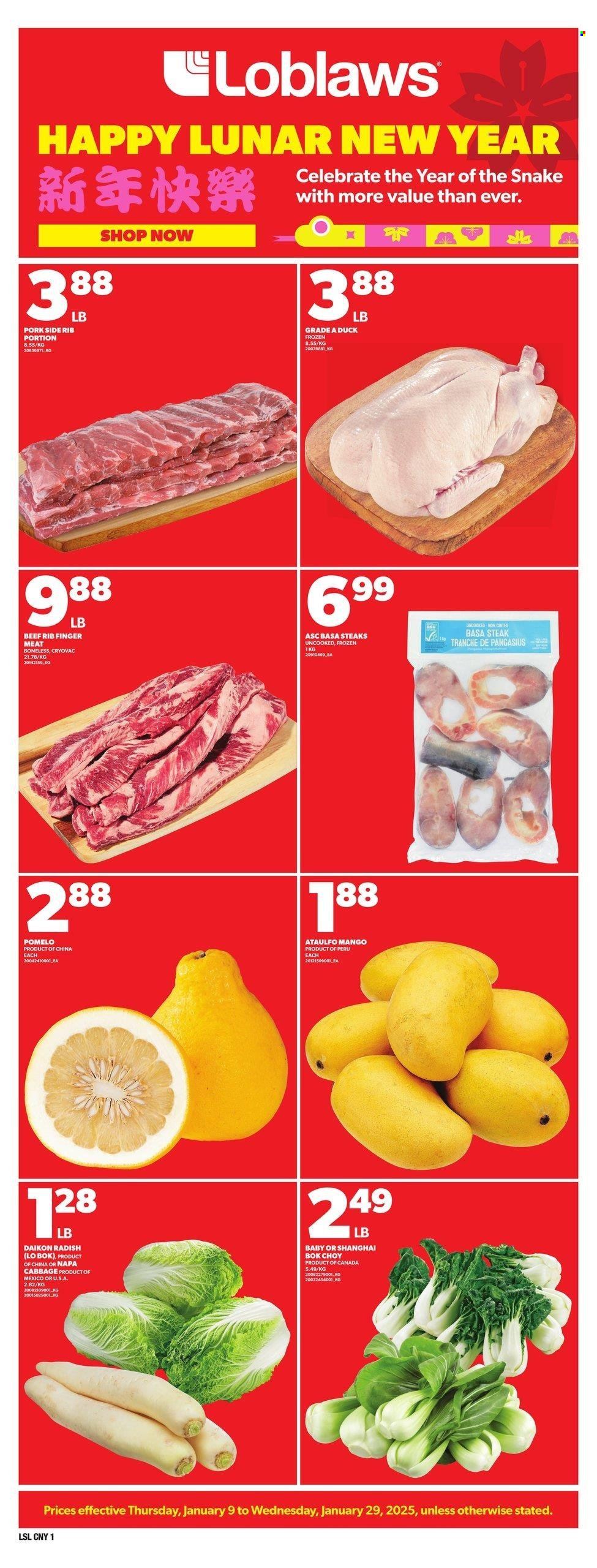 Loblaws flyer - January 09, 2025 - January 29, 2025. Page 1