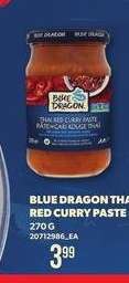 BLUE DRAGON THAI RED CURRY PASTE