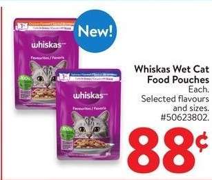 Whiskas Wet Cat Food Pouches