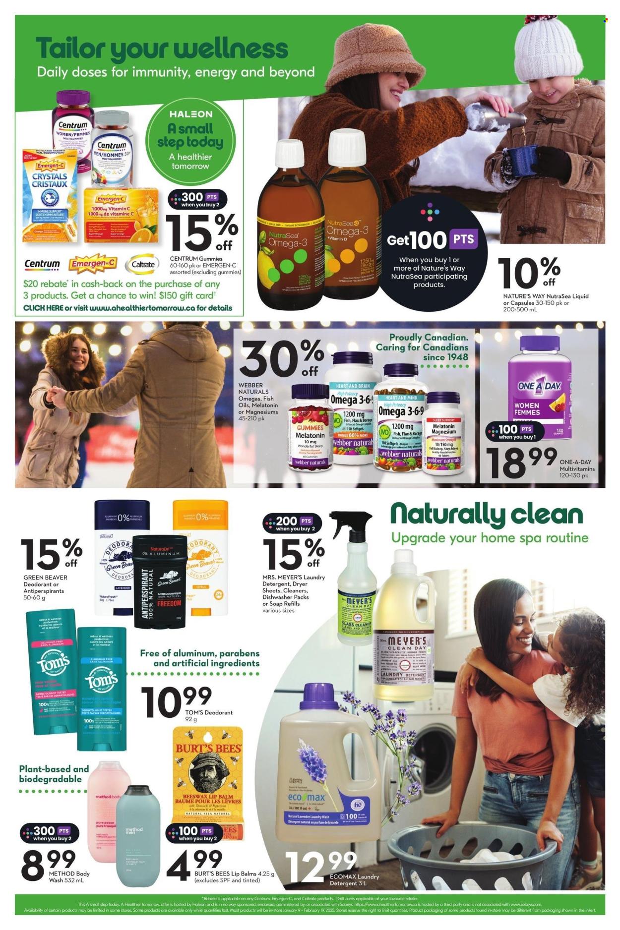 Sobeys flyer - January 09, 2025 - February 19, 2025. Page 1