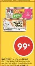 FANCY FEAST or FRISKIES