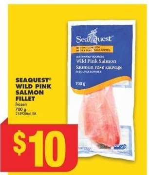 SEAQUEST® WILD PINK SALMON FILLET, 700 g - frozen