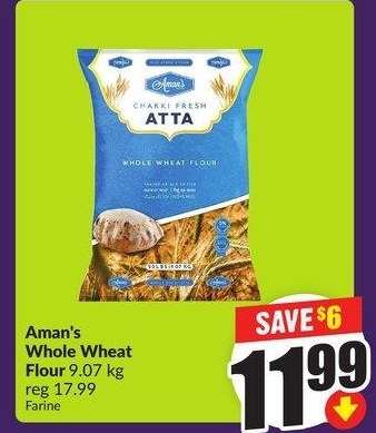 Aman's Whole Wheat Flour