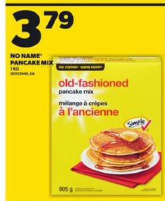 NO NAME PANCAKE MIX