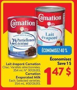 CARNATION EVAPORATED MILK