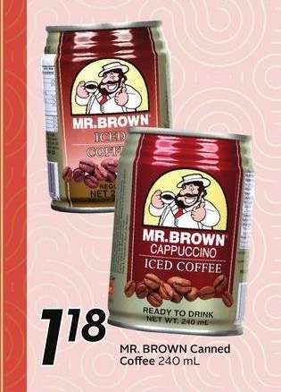 MR. BROWN Canned Coffee