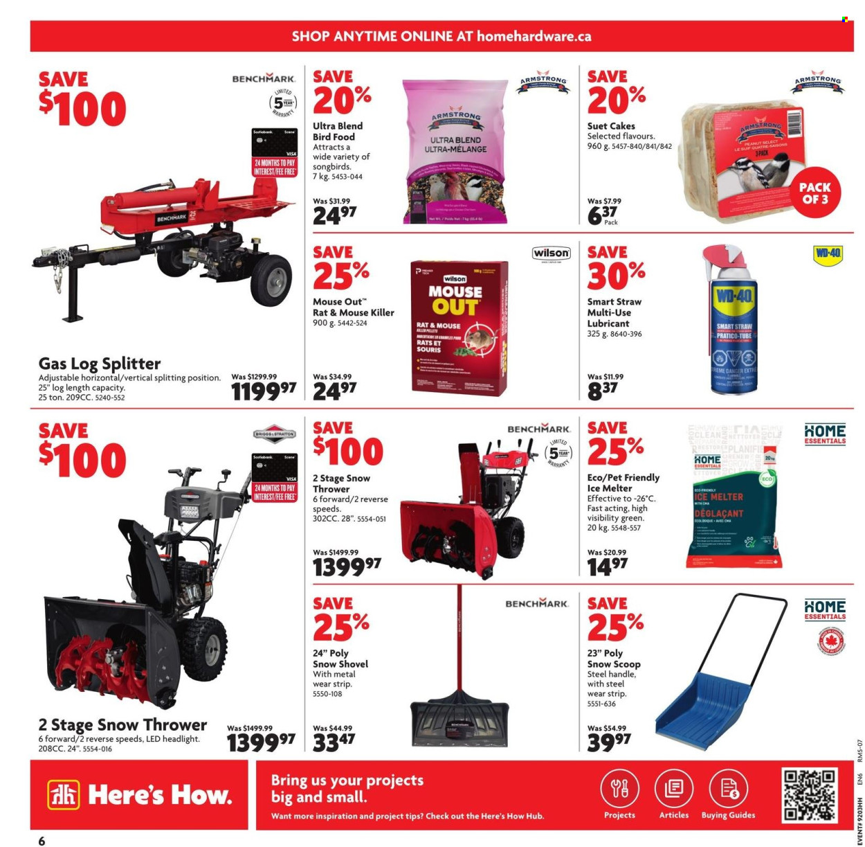 Home Hardware flyer - January 16, 2025 - January 29, 2025. Page 1