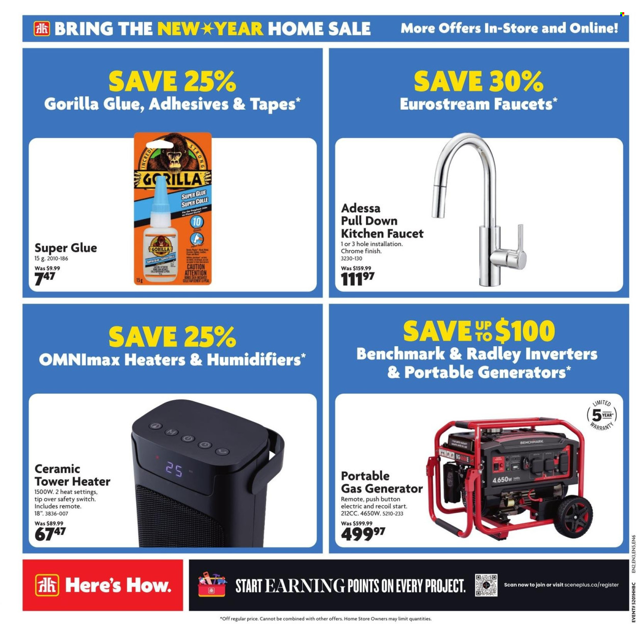 Home Hardware flyer - January 16, 2025 - January 29, 2025. Page 1