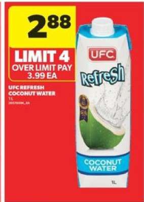 UFC Refresh Coconut Water