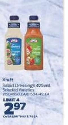 Kraft Salad Dressings