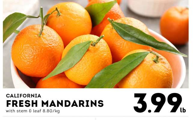 CALIFORNIA FRESH MANDARINS