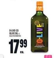 O-LIVE & CO OLIVE OIL 1L