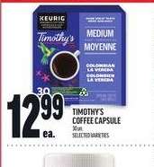 TIMOTHY'S COFFEE CAPSULE