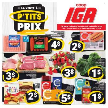 IGA Flyer - January 23, 2025 - January 29, 2025.