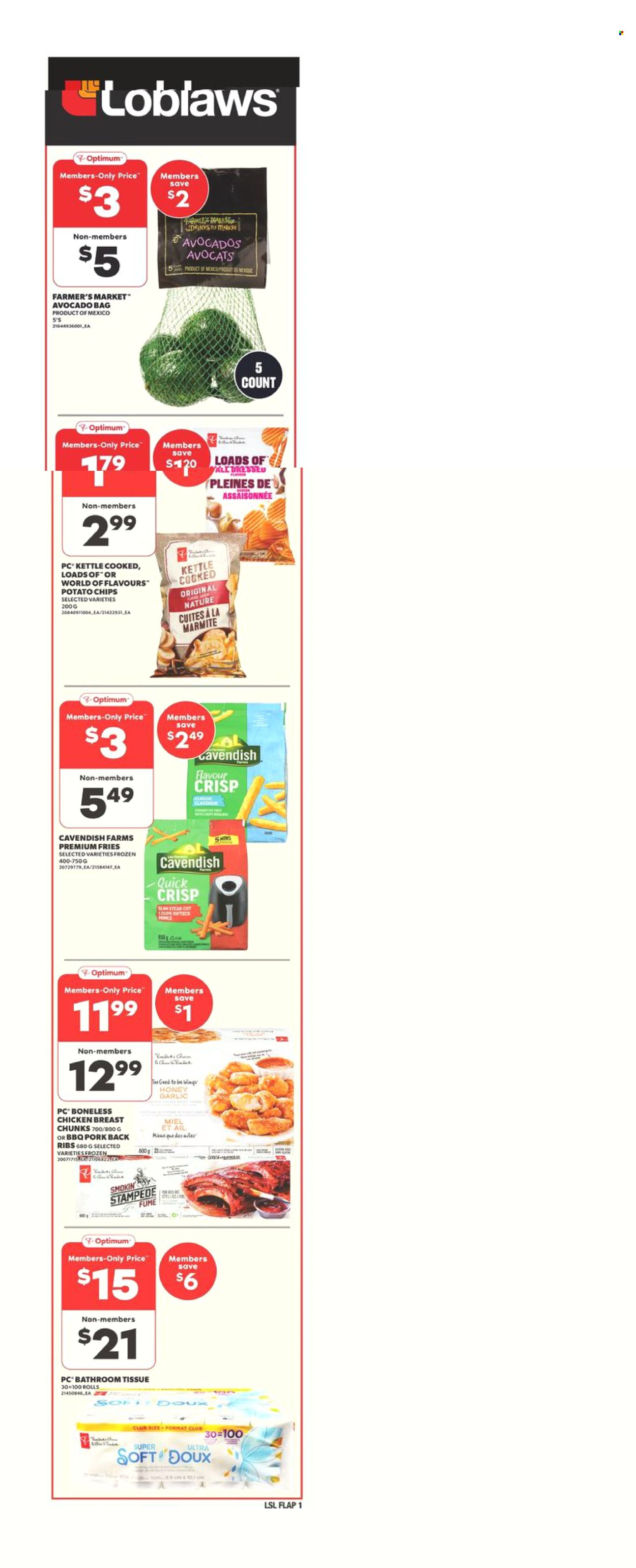 Loblaws flyer - January 23, 2025 - January 29, 2025. Page 1