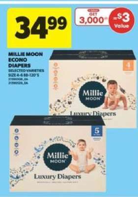 Millie Moon Econo Diapers