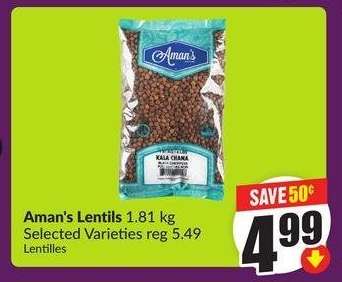 Aman's Lentils