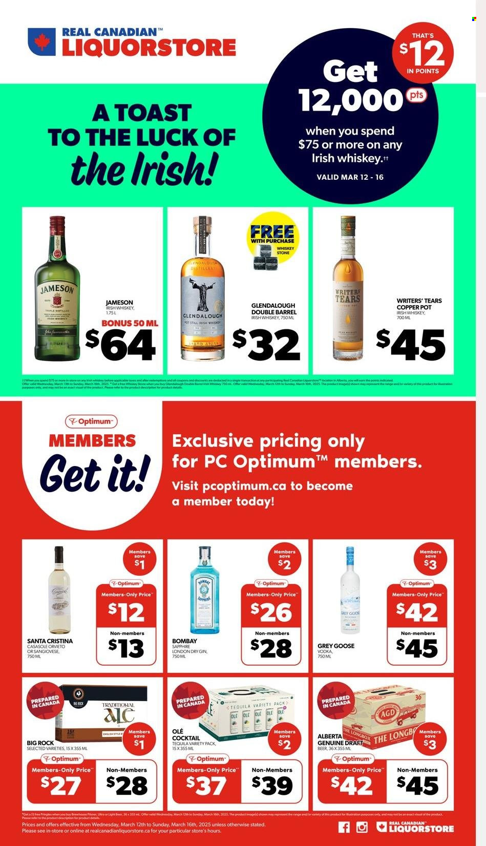 Real Canadian Liquorstore flyer - March 12, 2025 - March 16, 2025. Page 1