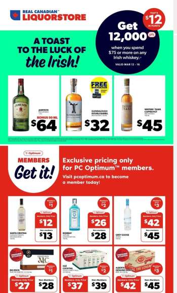 Real Canadian Liquorstore Flyer - March 12, 2025 - March 16, 2025.