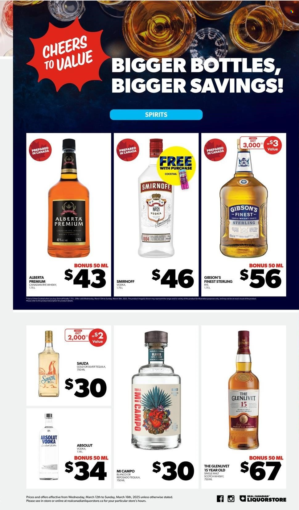 Real Canadian Liquorstore flyer - March 12, 2025 - March 16, 2025. Page 1