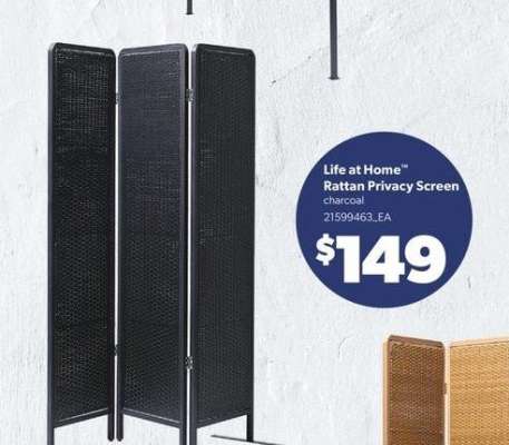 Life at Home™ Rattan Privacy Screen