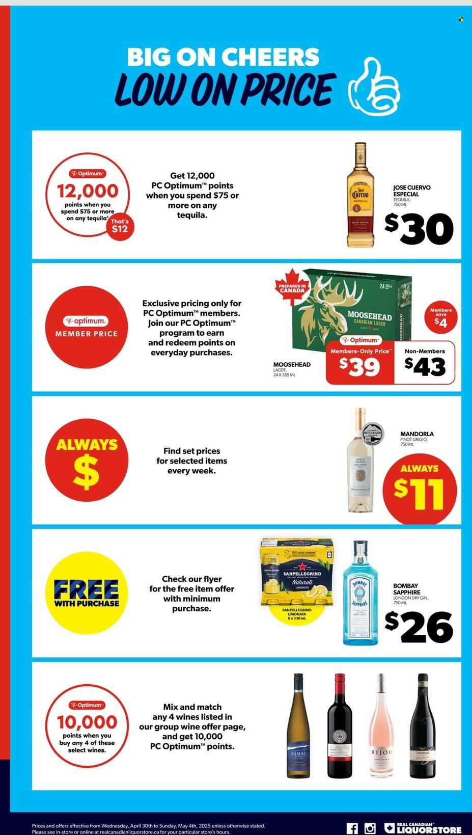 Real Canadian Liquorstore flyer - April 30, 2025 - May 04, 2025. Page 1