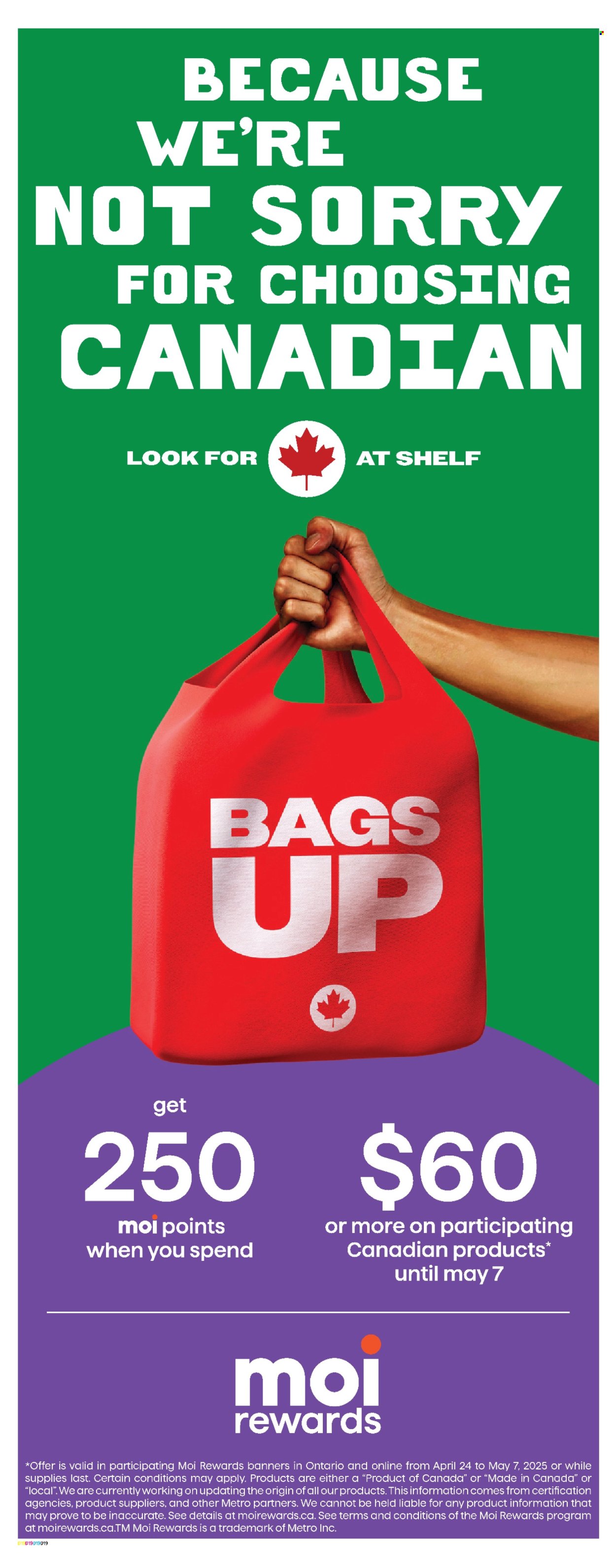 Food Basics flyer - May 01, 2025 - May 07, 2025. Page 1
