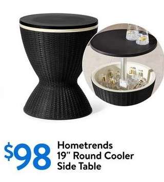 Hometrends 19" Round Cooler Side Table