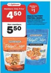 Snack Factory Pretzel Crisps