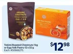 Tokimi Roasted Chestnuts or Egg Yolk Pastry