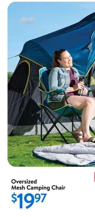 Oversized Mesh Camping Chair
