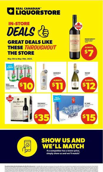 thumbnail - Real Canadian Liquorstore flyer