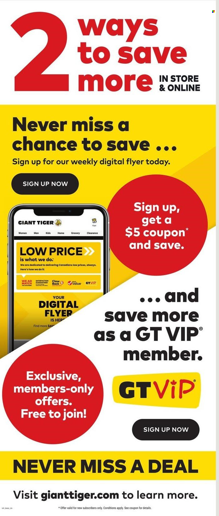 Giant Tiger flyer - May 14, 2025 - May 20, 2025. Page 1