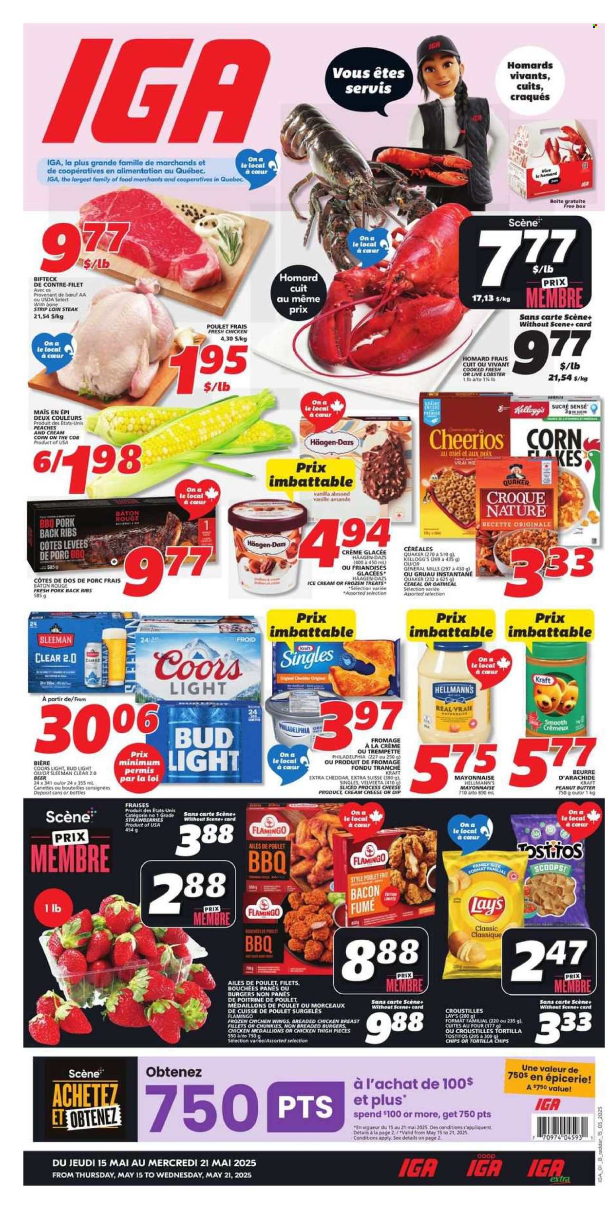 IGA flyer - May 15, 2025 - May 21, 2025. Page 1