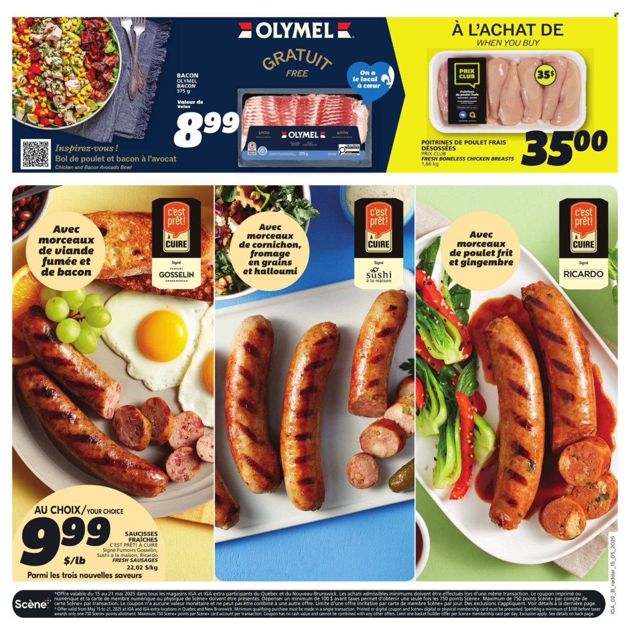IGA flyer - May 15, 2025 - May 21, 2025. Page 1