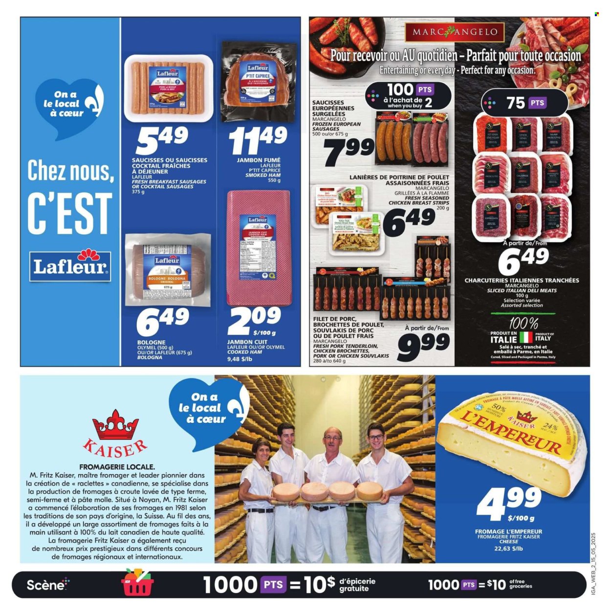 IGA flyer - May 15, 2025 - May 21, 2025. Page 1