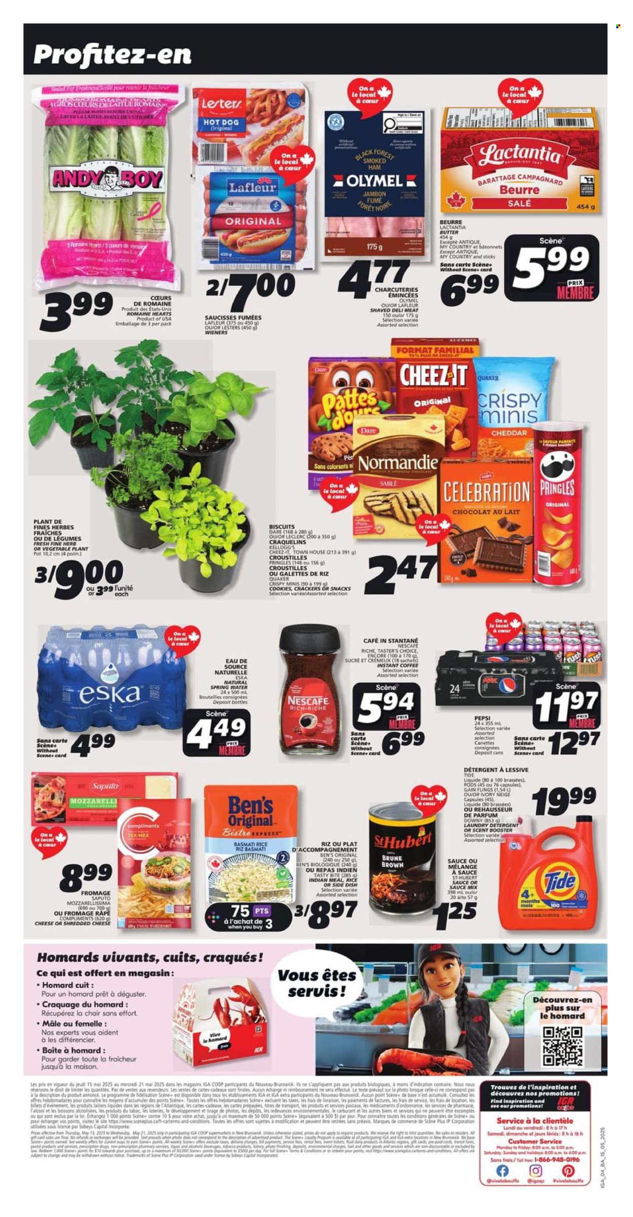 IGA flyer - May 15, 2025 - May 21, 2025. Page 1